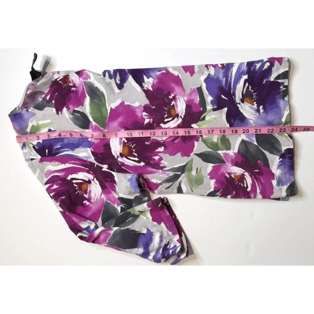 Alfred Dunner Womens Floral Top Size PXL Forest Fairy Indie Romantic Cottagecore - Picture 5 of 9